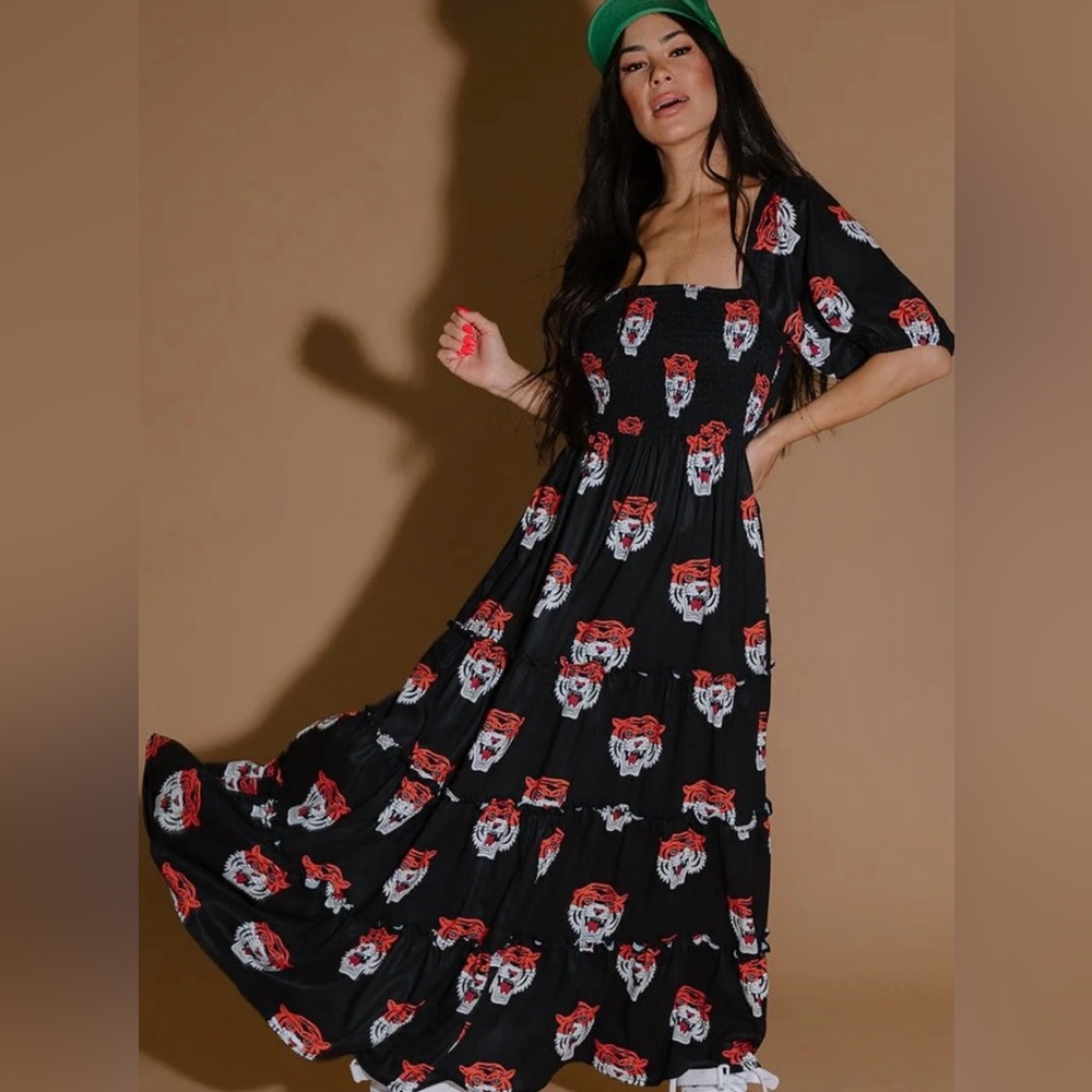 Dressed In Lala Feeling Fierce Smock Dress Large